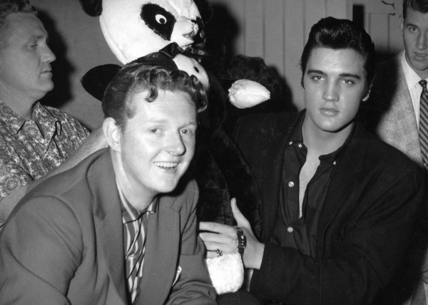 MANDATORY PHOTO CREDIT: Collection of Red Robinson Vancouver, Aug. 16, 2007 Elvis Presley with Vancouver disc jockey Red Robinson before his concert at Empire Stadium on Aug. 31, 1957. With John Mackie story. [PNG Merlin Archive] MAKING HEADLINES