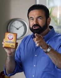 Pitchman Billy Mays on the set for an infomercial for Arm & Hammer Baking Soda on March 31, 2009 in Gulfport, Fla. Mays, the burly, bearded television pitchman whose boisterous hawking of products made him a pop-culture icon, has died. He was 50. Tampa police said Mays was found unresponsive by his wife Sunday, June 28, 2009. A fire rescue crew pronounced him dead. (AP Photo/ St. Petersburg Times, Scott Keeler) ** TAMPA OUT, CITRUS COUNTY OUT, PORT CHARLOTTE OUT, BROOKSVILLE HERNANDO TODAY OUT, USA TODAY OUT, NO MAGS, NO SALES **