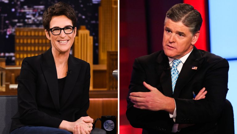 Fox News’ Hannity Tops Maddow in Nine p.m. Debut