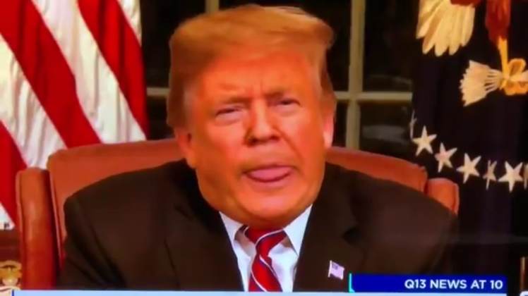 Fox Seattle Aired Doctored Video of Trump Border Speech That Made President Look Weird