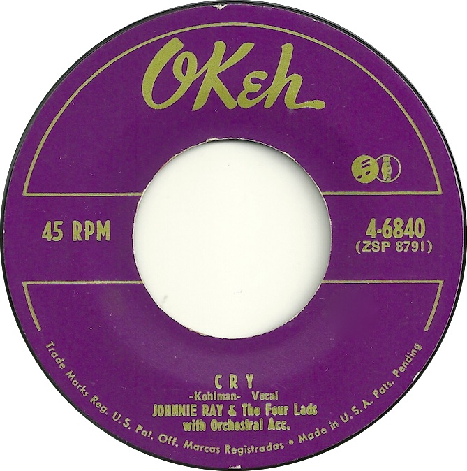 Chuck’s Classics, featuring Johnnie Ray & The Four Lads