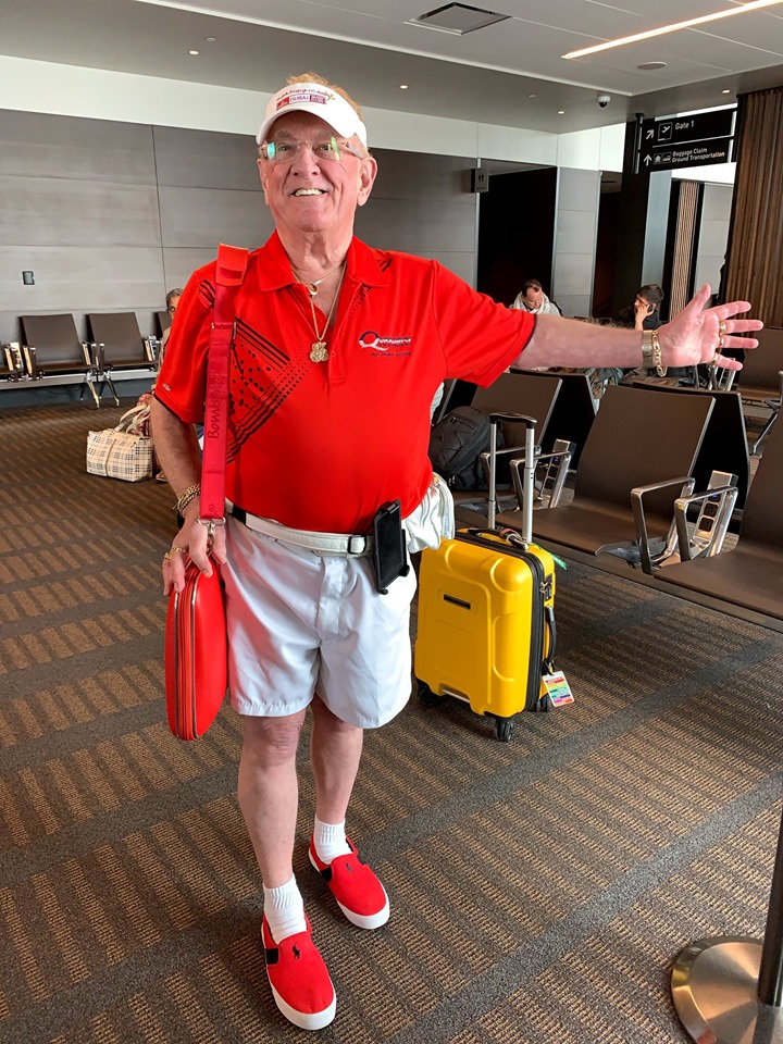 Saluting Radioman Sparky Taft!