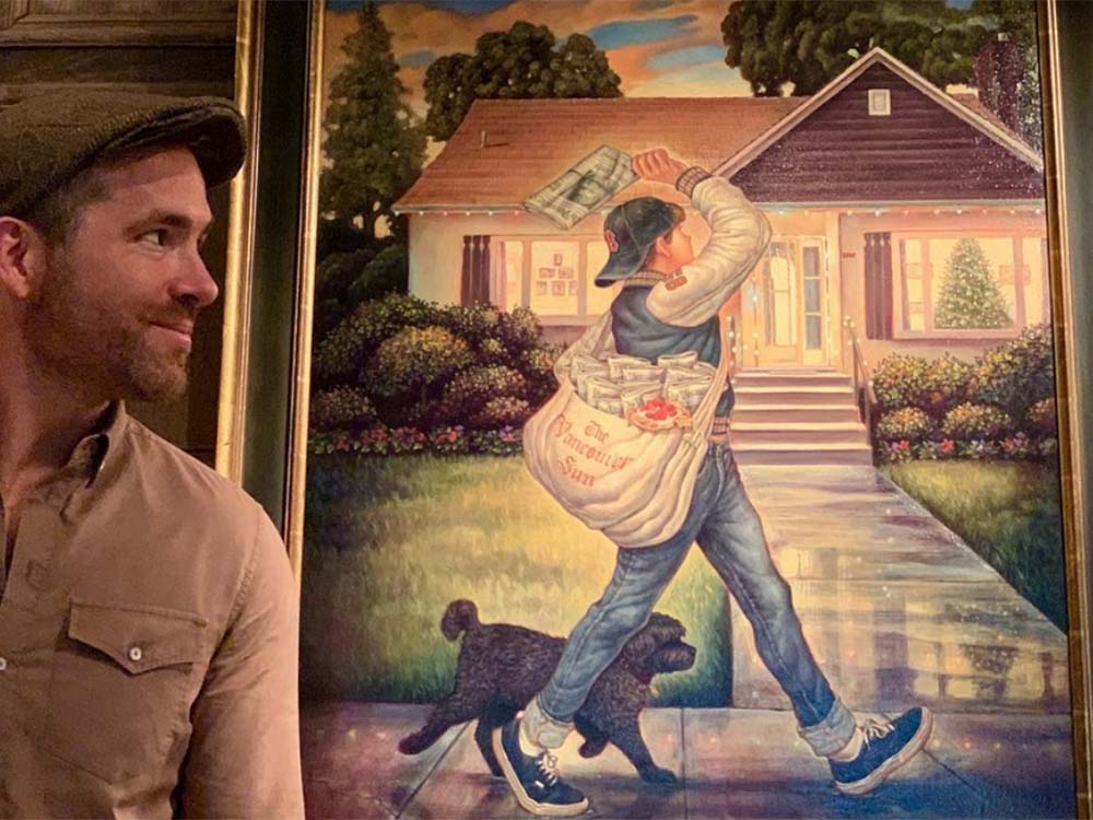 Ryan Reynolds recalls his first job as a Vancouver Sun delivery boy