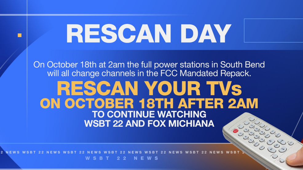 If you use an Antenna to watch TV, U.S. local channels might not show on Oct. 19