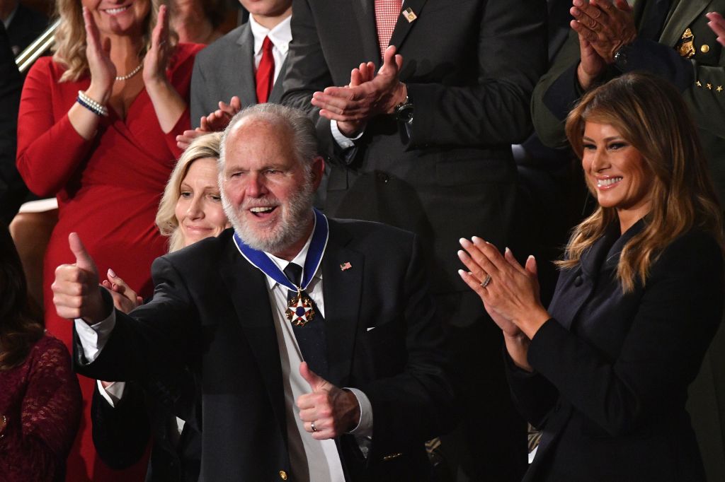 Rush Limbaugh Awarded Medal of Freedom during State of the Union Address