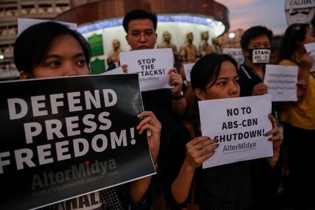 Philippines’ biggest TV network silenced after years feuding with President