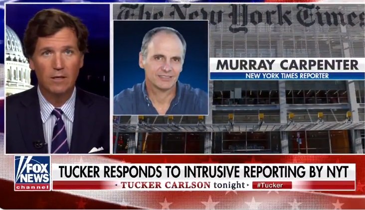Tucker Carlson Responds To Intrusive Reporting By NYT