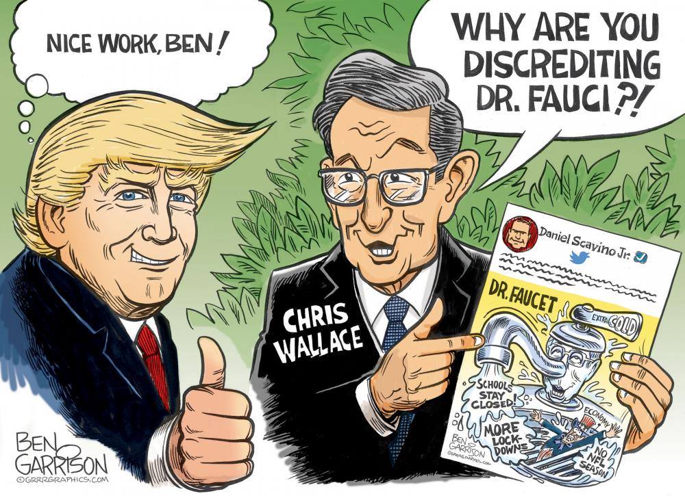If Chris Wallace Left Fox News, Would You Miss Him? by Ben Garrison