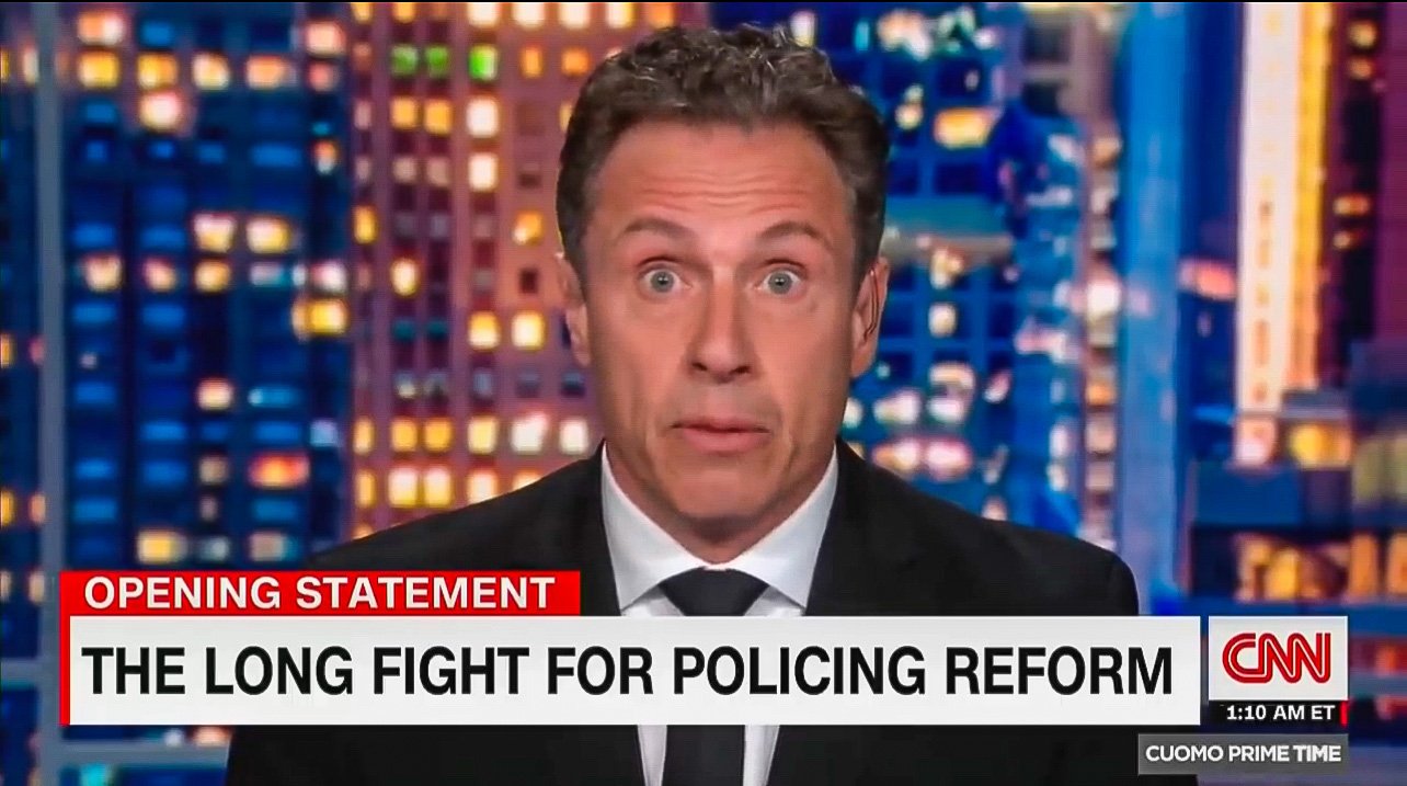 CNN Host Chris Cuomo Says White People’s Kids Need to ‘Start Getting Killed’ to Prompt Police Reform