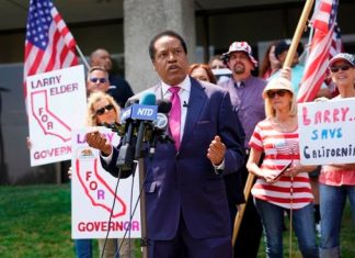 Radio host Larry Elder files lawsuit over California ballot
