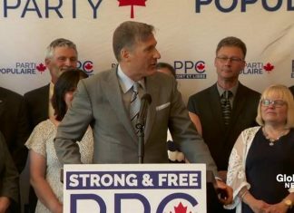 People’s Party Of Canada Surge As Media Brand Them Far-Right Bigots, by Brad Saltzber