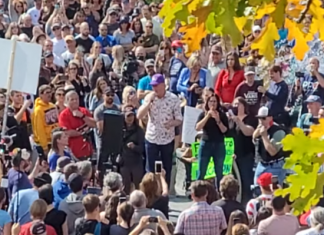 Maxime Bernier, leader of the Peoples Party of Canada was in Calgary on Saturday for the Freedom Rally (Video)