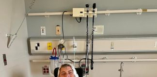 Ian Power in hospital and recovering