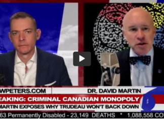 Breaking: Criminal Canadian Monopoly Dr. David Martin Exposes Why Trudeau Won’t Back Down