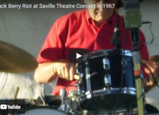 Chuck Berry Riot at Saville Theatre Concert in 1967, by Barry Casson