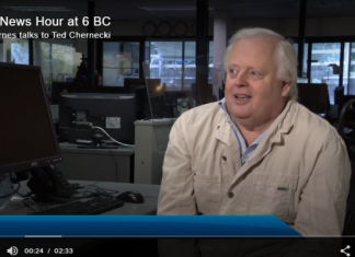 Squire Barnes talks with Ted Chernecki