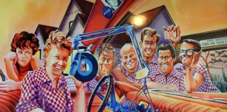 Robinson celebrates his 85th birthday with his old radio comrades