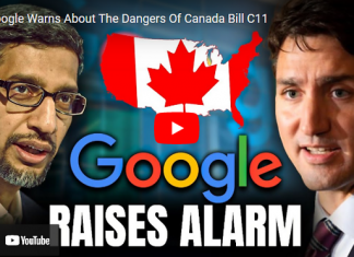 Google Warns About The Dangers Of Canada Bill C11