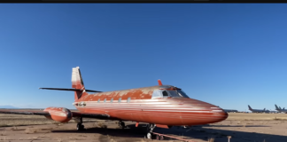 Elvis Presley’s Jet Found Parked in the Desert