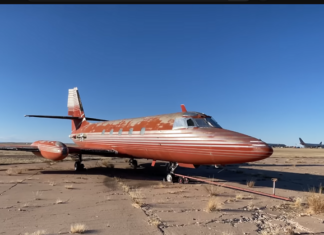 Elvis Presley’s Jet Found Parked in the Desert