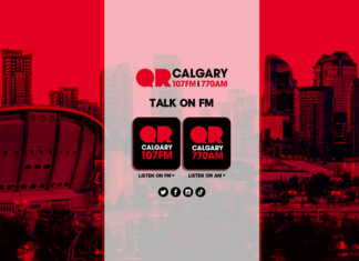 It happened today Q 107 becomes QR FM talk radio simulcast with their am signal
