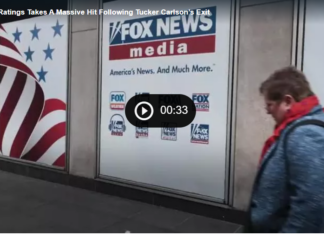 Fox News Ratings Fall Off a Cliff After Tucker Carlson’s Departure