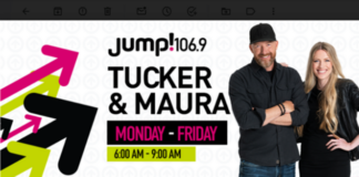 Corus Radio Hosts Tucker And Maura To Take Over Morning On JUMP! 106.0