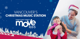 Move Is Vancouver’s Christmas Music Station @103.5