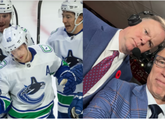 Sports Hockey Sports Media Canucks “Shorty’s so good”: Ferraro having a blast working Canucks games with Shorthouse