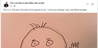 Thanks Mike McCardell for all the great stories over the years… enjoy your retirement