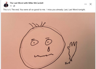 Thanks Mike McCardell for all the great stories over the years… enjoy your retirement