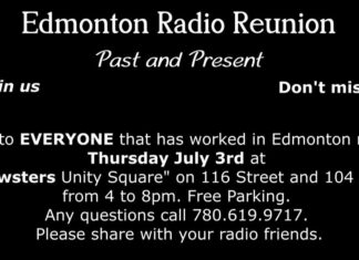 Edmonton Radio Reunion happens on July 3rd